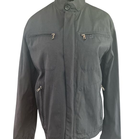 Express Vintage Utility Jacket Size Small Gender Neutral Charcoal Gray - Picture 1 of 8